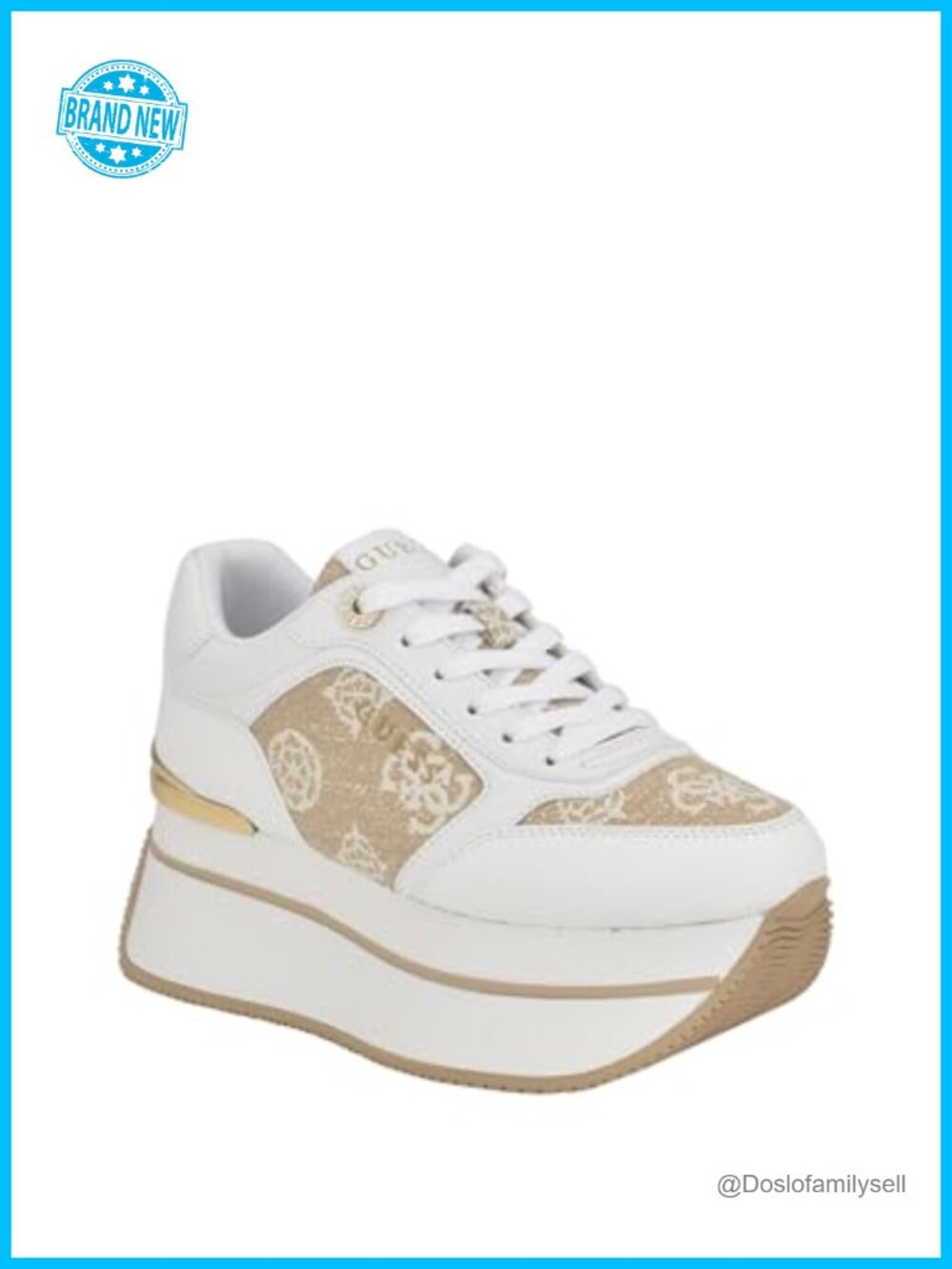 Faux-Leather Camrio Low-Top Jogger Sneakers